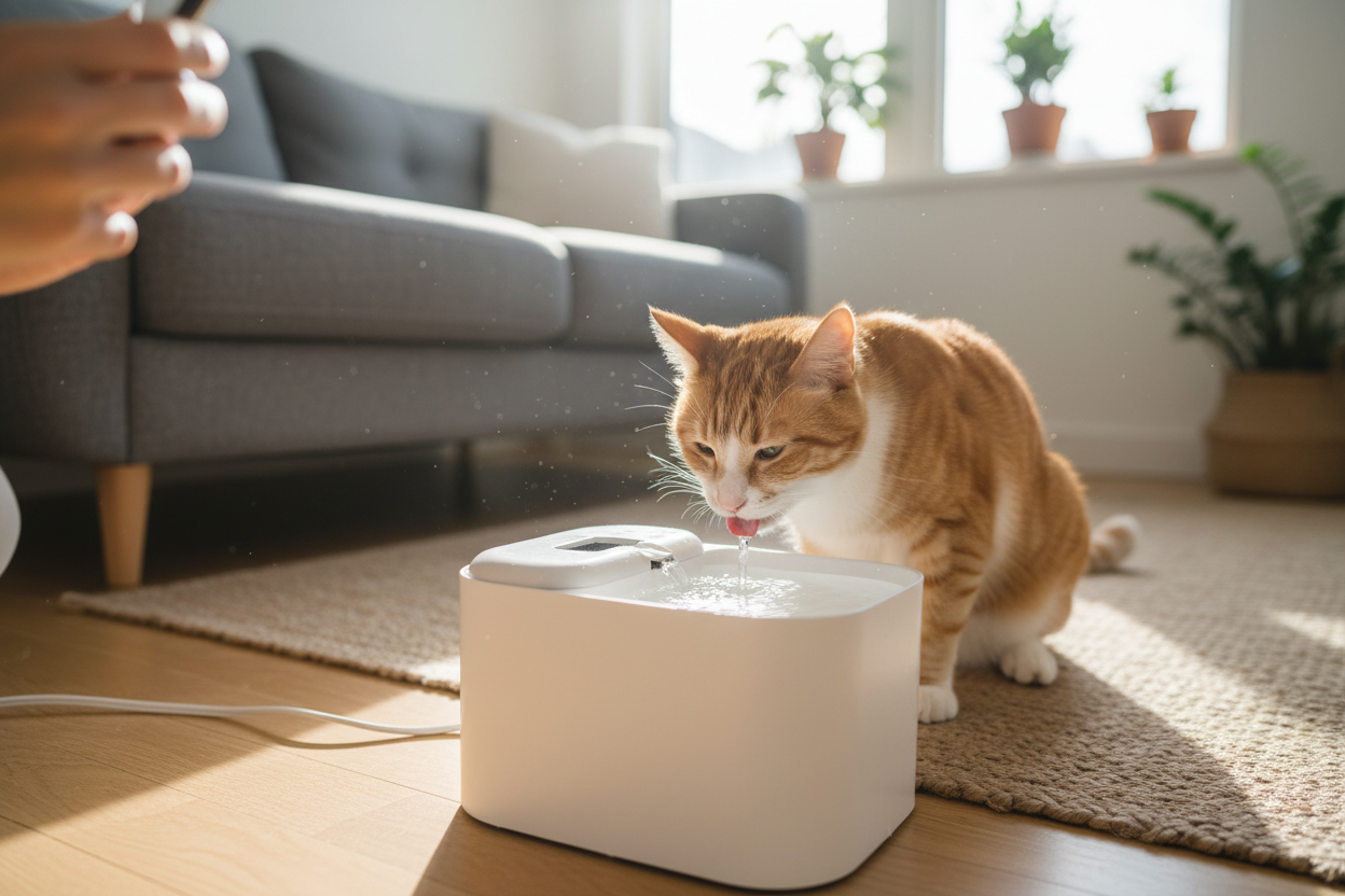 Smart automatic feeders and water fountains for cats and kittens – Pet Planet