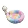 Plush reptile hide cave with suction cup