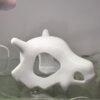 3d printed reptile hide cave – white rock style plastic shelter for snakes & lizards