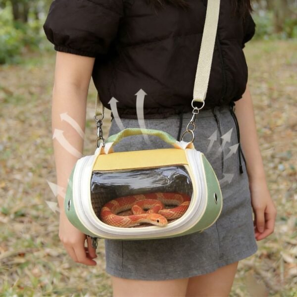 Reptile travel carrier bag
