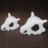 3d printed reptile hide cave – white rock style plastic shelter for snakes & lizards