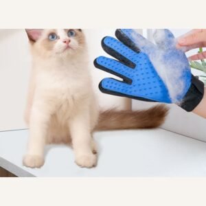 Pet Grooming Glove for Daily Shedding Control