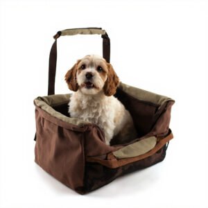 Foldable Dog Car Seat — Travel Safety Booster